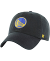 47 BRAND MEN'S '47 BRAND BLACK GOLDEN STATE WARRIORS CLASSIC FRANCHISE FITTED HAT