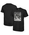 Majestic Threads Lamar Jackson Black Baltimore Ravens Oversized Player Image T-shirt In Black