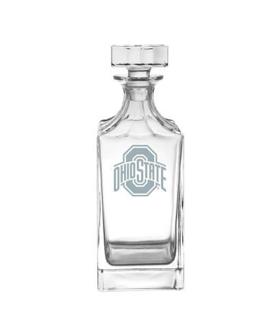 Logo Brands Ohio State Buckeyes Etched Decanter In Clear
