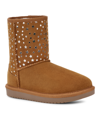 Koolaburra By Ugg Kids Koola Short Stars Booties In Chestnut