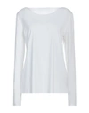 Wolford Woman T-shirt White Size L Modal, Elastane