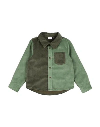 Name It® Babies' Name It Toddler Boy Shirt Green Size 5 Polyester