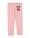 Moschino Kid Babies'  Toddler Girl Leggings Pink Size 5 Cotton, Elastane
