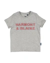 Harmont & Blaine Toddler Boy T-shirt Grey Size 4 Cotton, Polyester In Grey