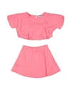 Moschino Teen Toddler Girl Co-ord Pink Size 6 Cotton In Pink