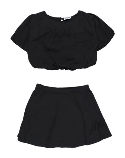Moschino Teen Babies'  Toddler Girl Co-ord Black Size 6 Cotton