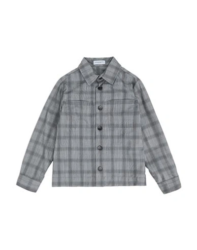 Paolo Pecora Babies'  Toddler Boy Shirt Grey Size 6 Polyester, Viscose, Elastane