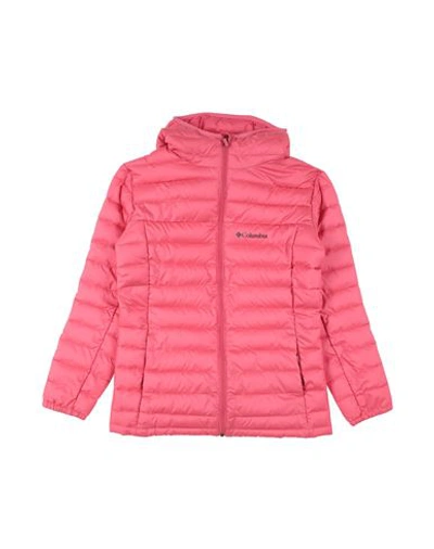 Columbia Babies'  Silver Falls Hooded Jacket Toddler Girl Down Jacket Pink Size 7 Polyester