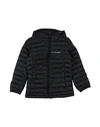 Columbia Silver Falls Hooded Jacket Toddler Girl Down Jacket Black Size 4 Polyester In Black