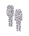 Shop Concepts Sport Women's  Cream New York Giants Docket Hoodie Full-zip Union Suit