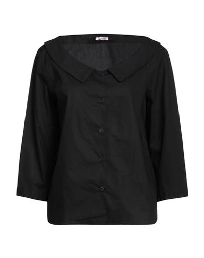 Rossopuro Woman Shirt Black Size L Cotton