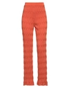 M Missoni Woman Pants Rust Size 10 Viscose, Cotton, Polyamide In Red