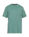 Oamc Man T-shirt Sage Green Size M Organic Cotton, Elastane