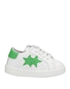 2STAR 2STAR TODDLER BOY SNEAKERS WHITE SIZE 9.5C SOFT LEATHER