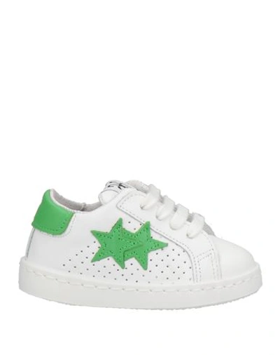 2star Babies'  Toddler Boy Sneakers White Size 9.5c Soft Leather