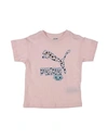 Puma Classics Mix Mtch Tee Toddler T-shirt Light Pink Size 5 Cotton, Polyester In Pink