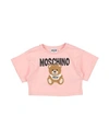 Moschino Kid Toddler Girl T-shirt Pink Size 5 Cotton, Elastane In Pink