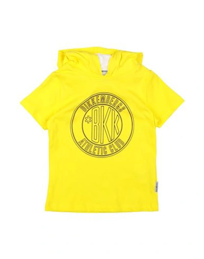 Bikkembergs Babies'  Toddler Boy T-shirt Yellow Size 3 Cotton