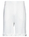 Majestic Filatures Man Shorts & Bermuda Shorts White Size Xl Linen, Elastane