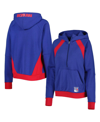 Starter Blue New York Rangers Wishbone Half-zip Hoodie In Blue