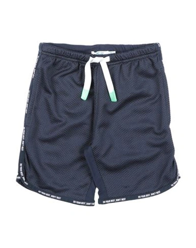 Melby Babies'  Toddler Girl Shorts & Bermuda Shorts Navy Blue Size 6 Polyester, Cotton