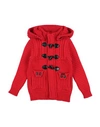 BARK BARK TODDLER BOY COAT RED SIZE 6 WOOL, POLYAMIDE