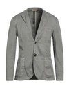 Mason's Man Blazer Grey Size 38 Linen, Cotton, Elastane