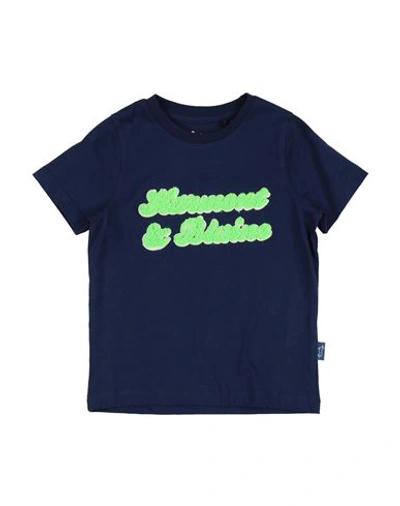 Harmont & Blaine Babies'  Toddler Boy T-shirt Navy Blue Size 4 Cotton