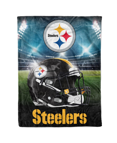 Logo Brands Pittsburgh Steelers 60" X 80" Stadium Lights Blanket In Multi