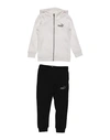 Puma Bronze Fz Hooded Suit Fl G Toddler Girl Tracksuit White Size 5 Cotton, Polyester, Elastane In White