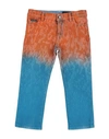 Dolce & Gabbana Wave-effect Dip Dye Jeans In Orange