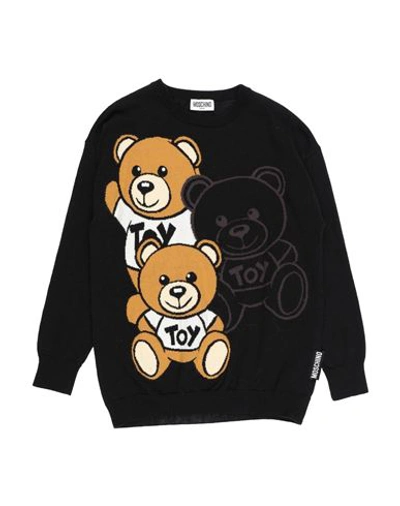 Moschino Kid Babies'  Toddler Sweater Black Size 6 Cotton, Wool