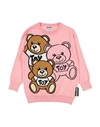 Moschino Kid Babies'  Toddler Sweater Pink Size 6 Cotton, Wool