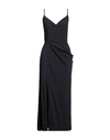 Alexander Mcqueen Woman Midi Dress Black Size 4 Viscose, Acetate