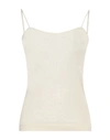 Eleventy Woman Top Off White Size S Viscose, Polyamide