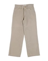 CAPALBIO CAPALBIO TODDLER BOY JEANS SAND SIZE 6 COTTON, POLYURETHANE