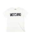Moschino Kid Babies'  Toddler Boy T-shirt White Size 6 Cotton