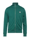 Moncler Genius 8 Moncler Palm Angels Man Sweatshirt Emerald Green Size Xl Polyester In Green