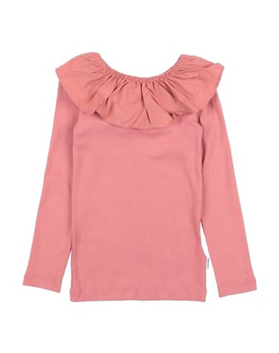 Molo Kids'  Toddler Girl T-shirt Pastel Pink Size 5 Organic Cotton, Elastane