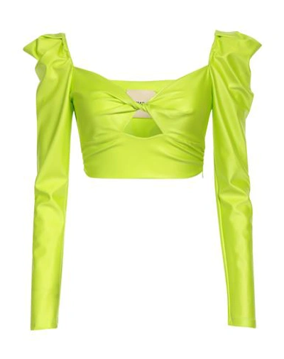 Aniye By Woman Top Acid Green Size 2 Polyamide, Elastane