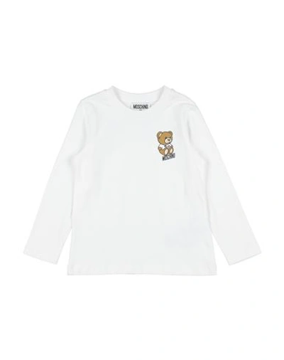 Moschino Kid Babies'  Toddler T-shirt White Size 6 Cotton, Elastane