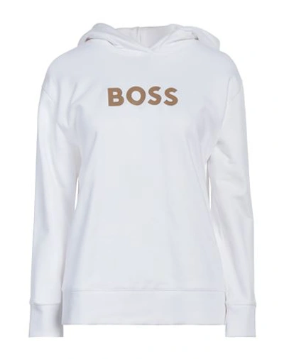 Hugo Boss Boss Woman Sweatshirt White Size L Cotton