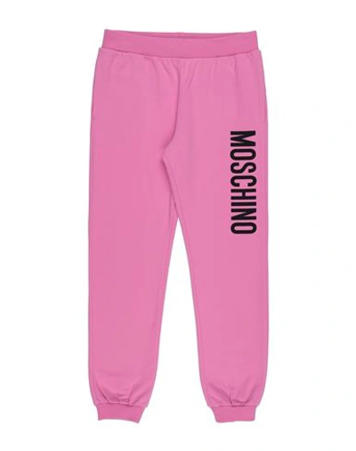 Moschino Kid Babies'  Toddler Pants Fuchsia Size 6 Cotton, Elastane In Pink