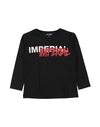 Imperial Toddler Boy T-shirt Black Size 4 Cotton In Black