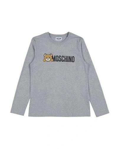 Moschino Kid Babies'  Toddler T-shirt Light Grey Size 6 Cotton, Elastane