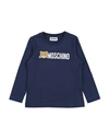 Moschino Kid Babies'  Toddler T-shirt Midnight Blue Size 5 Cotton, Elastane