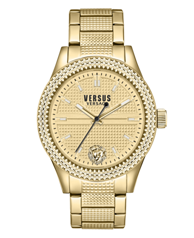 Versus Women's Bayside Three Hand Gold-tone Stainless Steel Watch 38mm