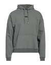 Dsquared2 Man Sweatshirt Lead Size Xl Cotton, Lyocell, Elastane In Grey