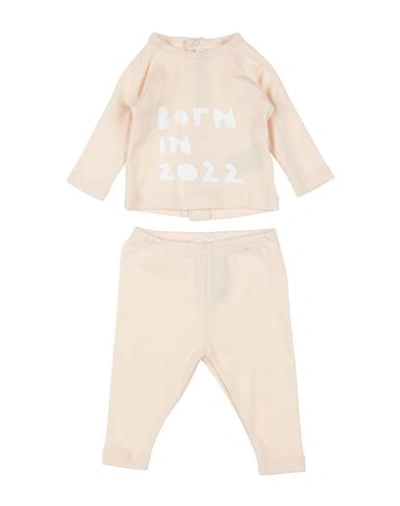 Bonpoint Newborn Baby Set Beige Size 1 Cotton