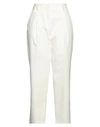 Aniye By Woman Pants White Size M Cotton, Polyester, Elastane